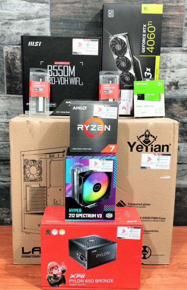 Barbarian LANCER PCMR - AMD RYZEN 7 5800X & RTX 4060TI 8GB - Imagen 8