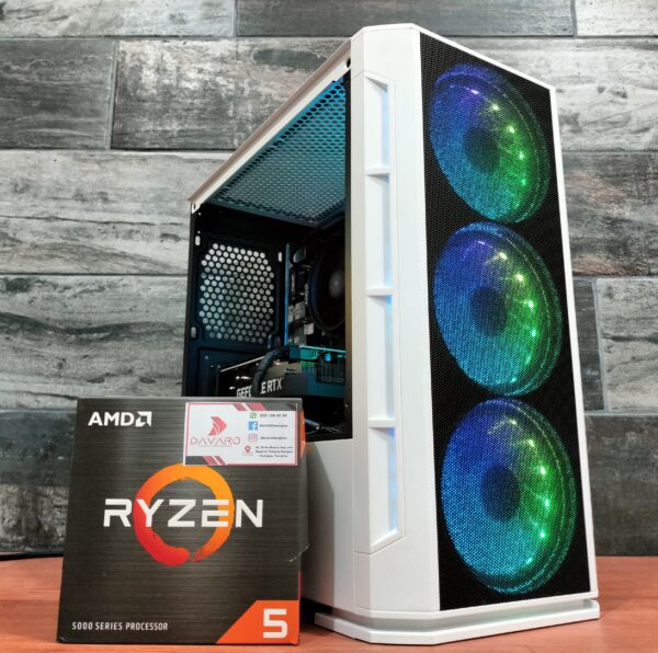 Snow BARBARIAN PCMR - AMD RYZEN 5 5500 & RTX 3060 12GB - Imagen 4