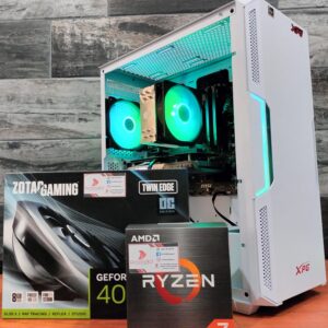 Snow BARBARIAN PCMR - AMD RYZEN 7 5800X & RTX 4060 8GB