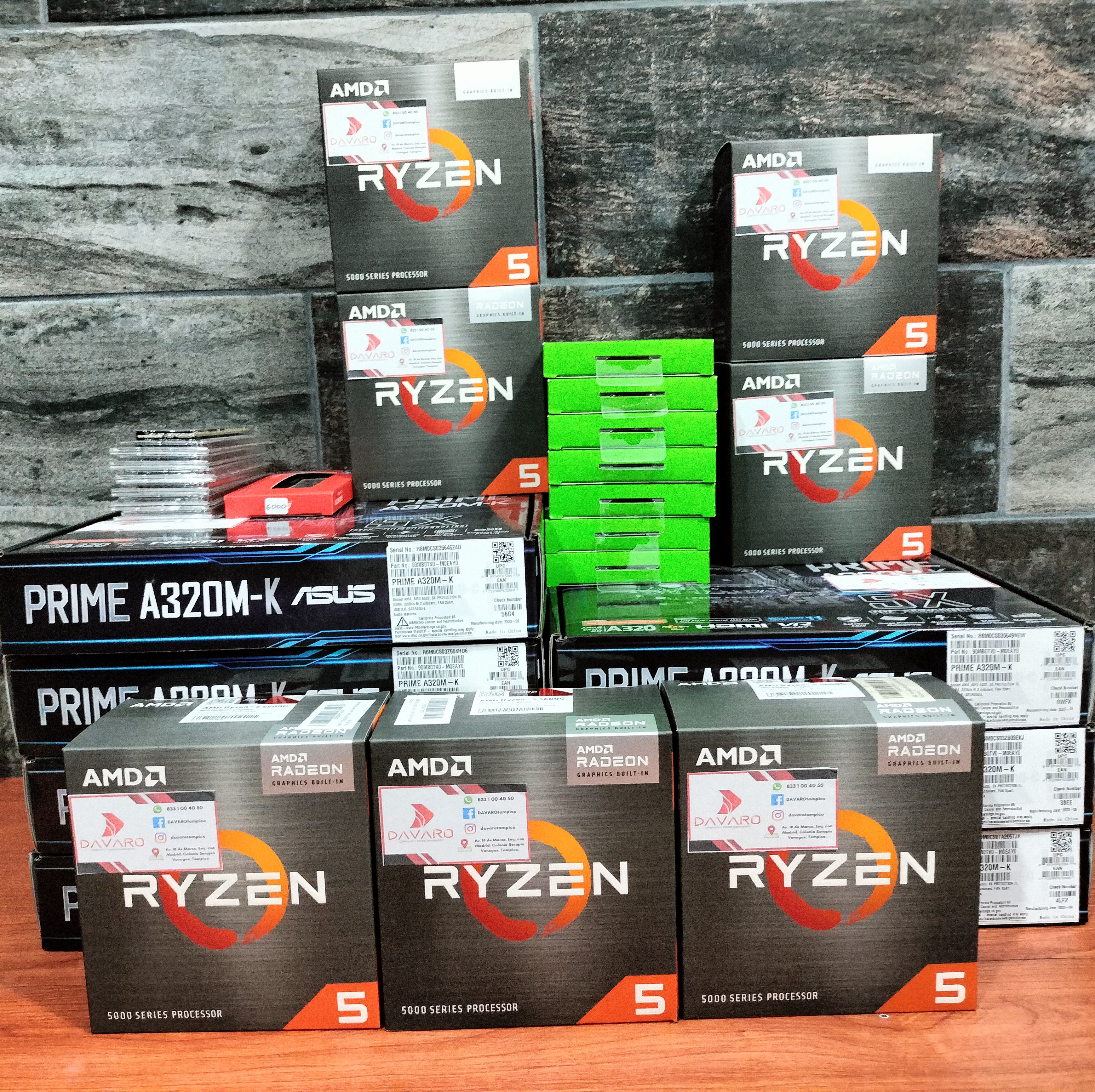 CYBERPACK DE 8 HUNTER PCG - AMD RYZEN 5 5600G & RADEON R7