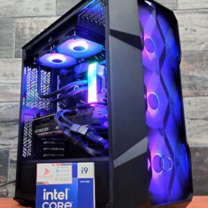 Black MASTERBOX PCMR - INTEL CORE i9 14900KF & RTX 4080 SUPER 16GB