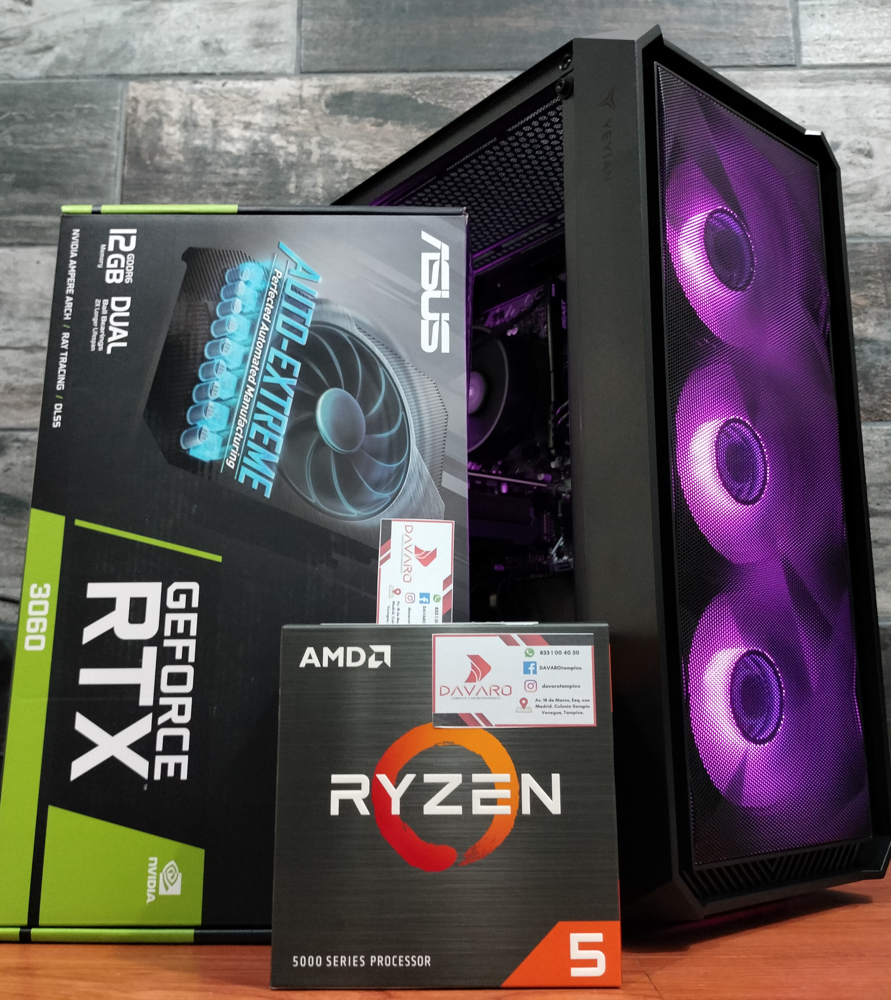 Black LANCER PCMR - AMD RYZEN 5 5500 & RTX 3060 12GB