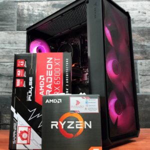 Black HUNTER PCG - AMD RYZEN 5 5500 & RX 6500XT 4GB