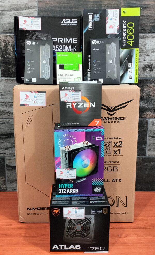 Barbarian DELUXE PCMR - AMD RYZEN 7 5700X & RTX 4060 8GB - Imagen 13