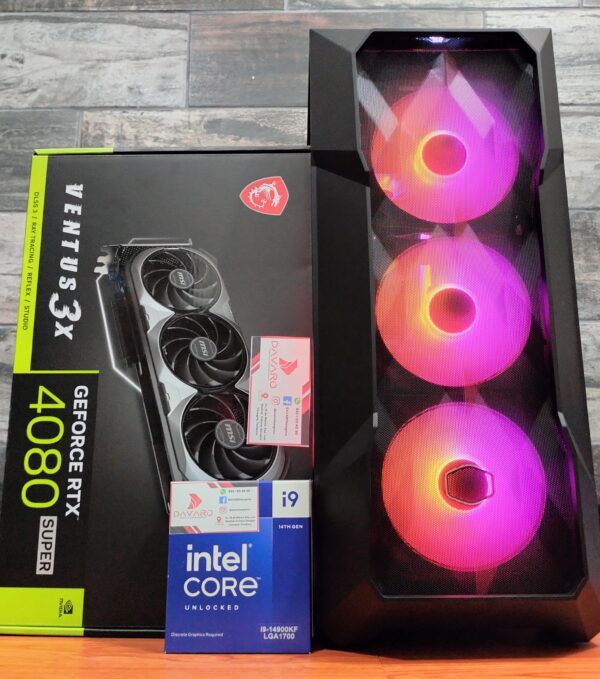 Black MASTERBOX PCMR - INTEL CORE i9 14900KF & RTX 4080 SUPER 16GB - Imagen 16