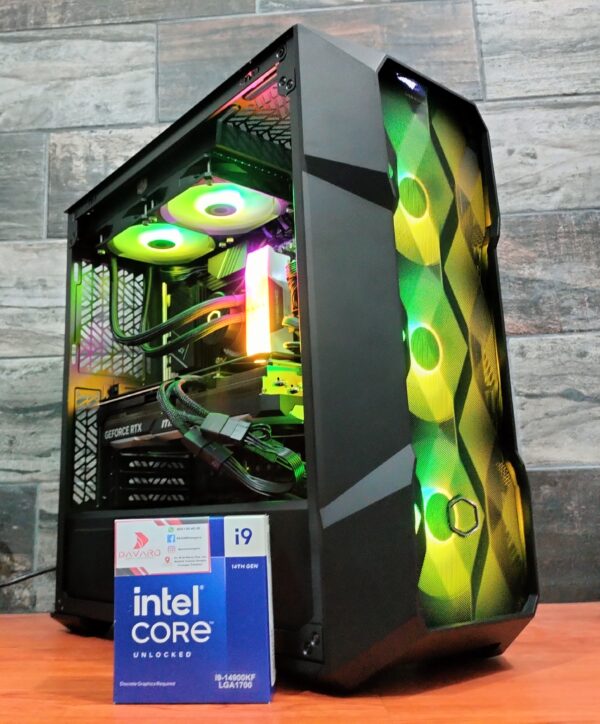 Black MASTERBOX PCMR - INTEL CORE i9 14900KF & RTX 4080 SUPER 16GB - Imagen 20