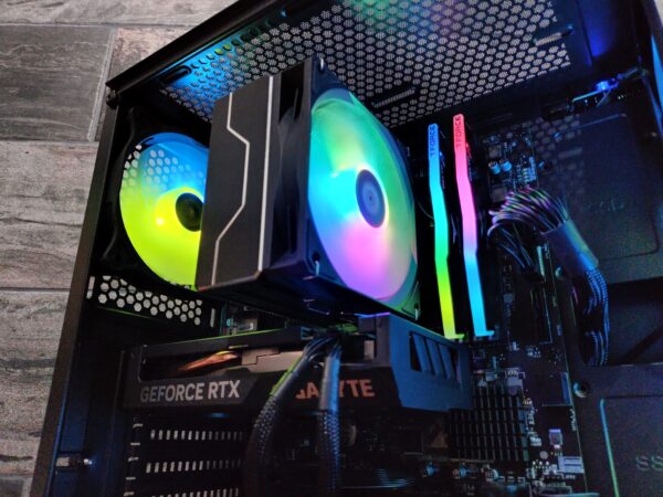 Black BARBARIAN PCMR - AMD RYZEN 7 5700X & RTX 4060 8GB - Imagen 9