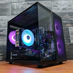 Black CRYSTAL PCMR - AMD RYZEN 7 5800XT & RTX 5060TI 8GB