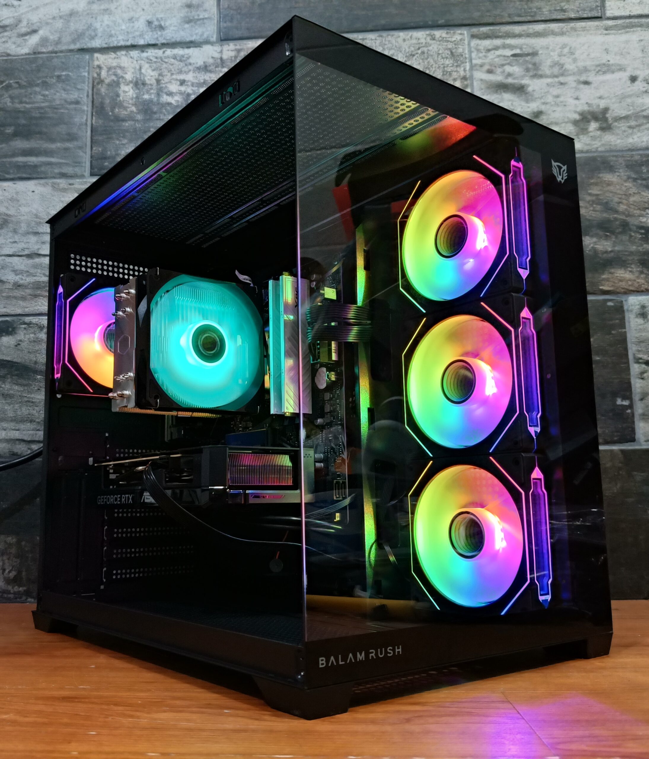 BLACK CRYSTAL PCMR - AMD RYZEN 7 5700X & RTX 5060 8GB