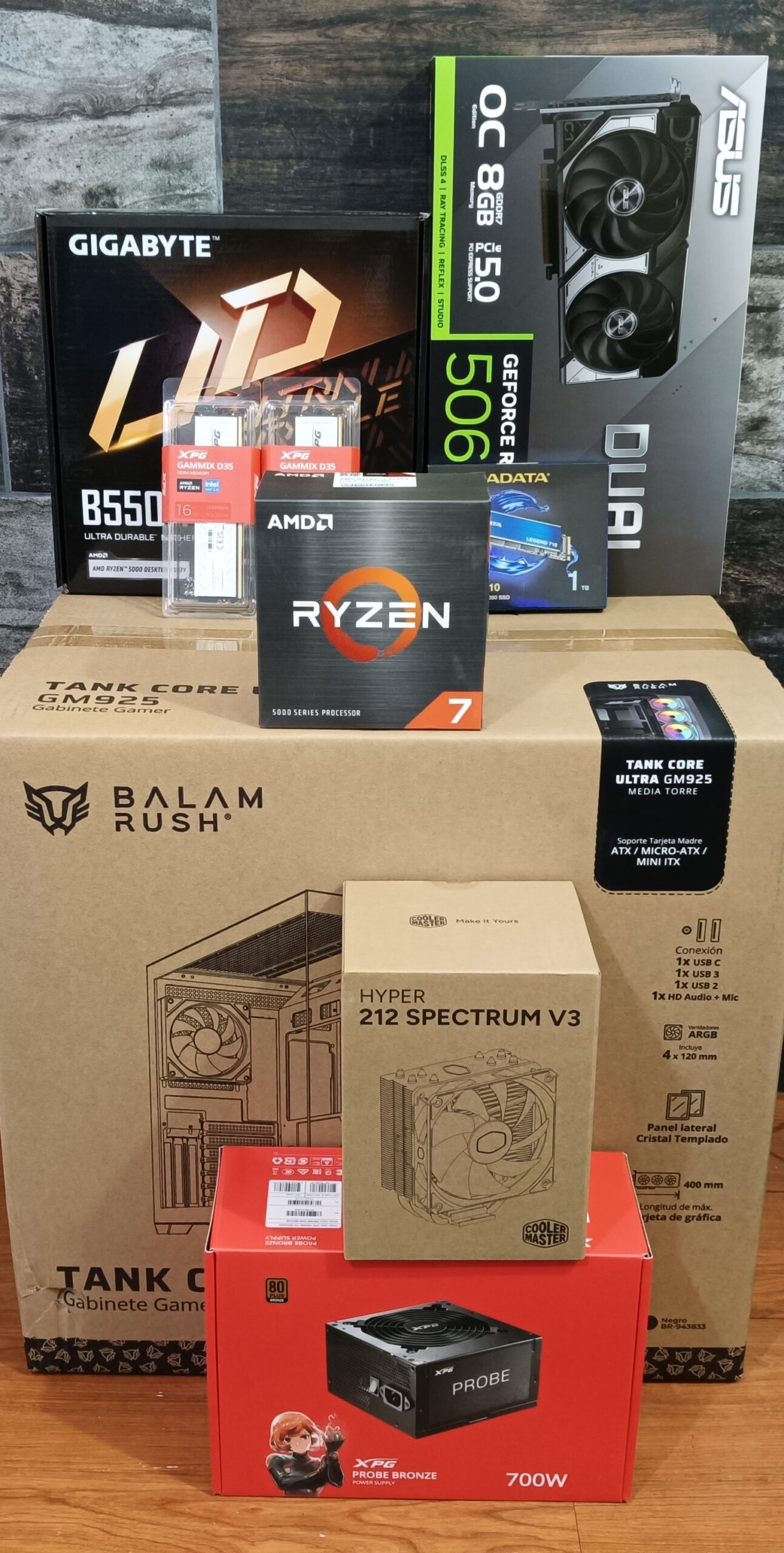 BLACK CRYSTAL PCMR - AMD RYZEN 7 5700X & RTX 5060 8GB - Imagen 11