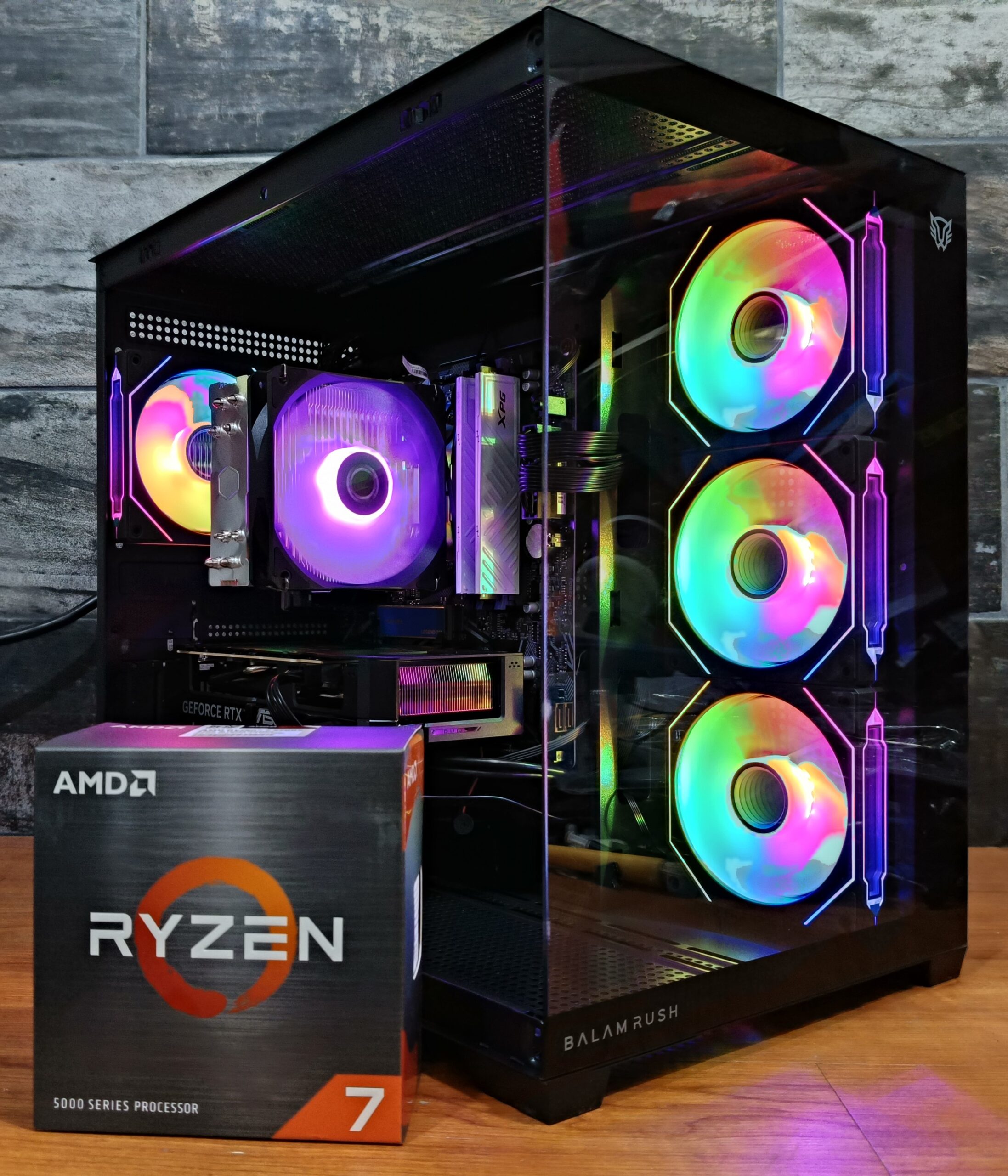 BLACK CRYSTAL PCMR - AMD RYZEN 7 5700X & RTX 5060 8GB - Imagen 3