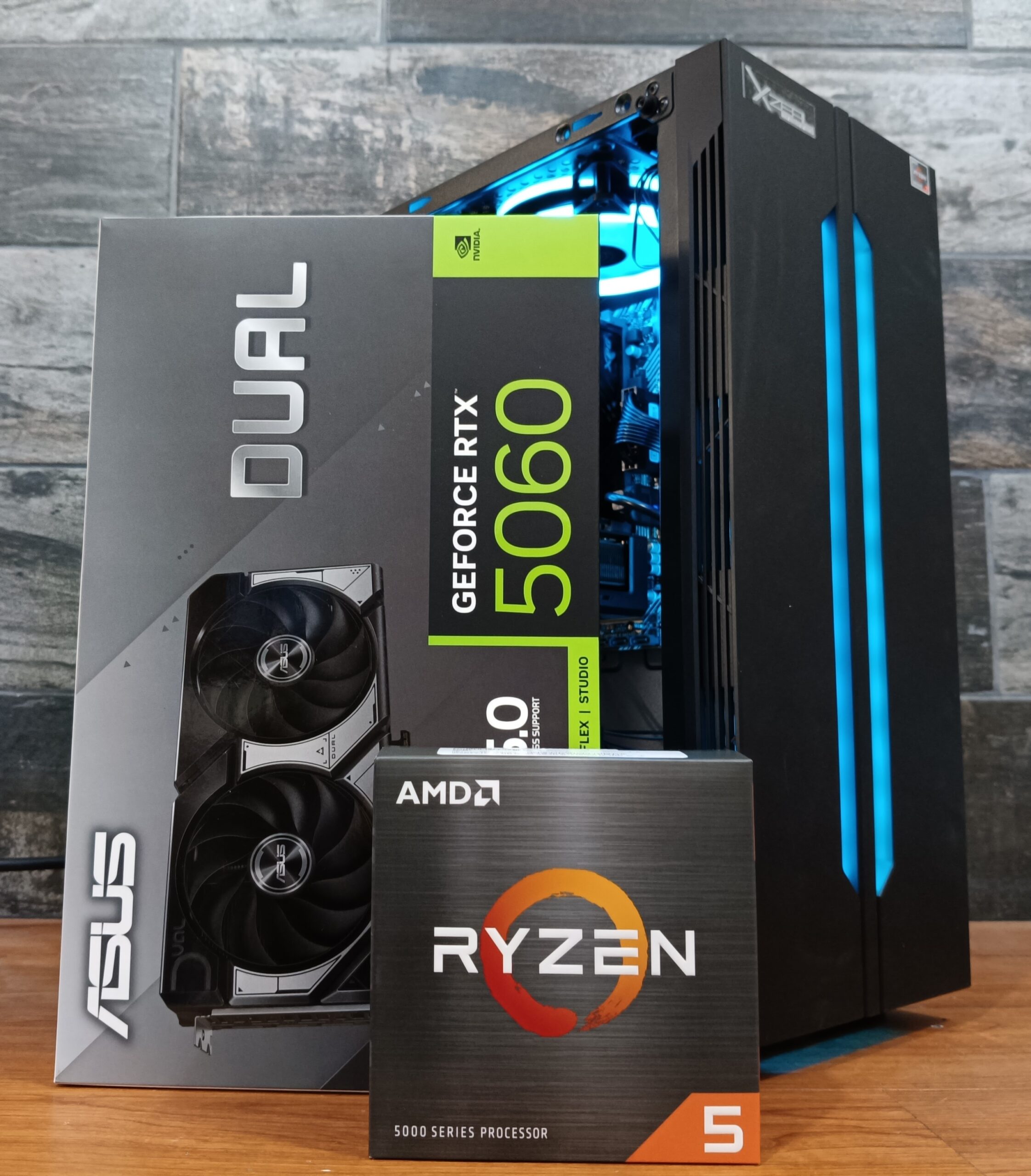 BLACK BARBARIAN PCMR - AMD RYZEN 5 5500 & RTX 5060 8GB - Imagen 7