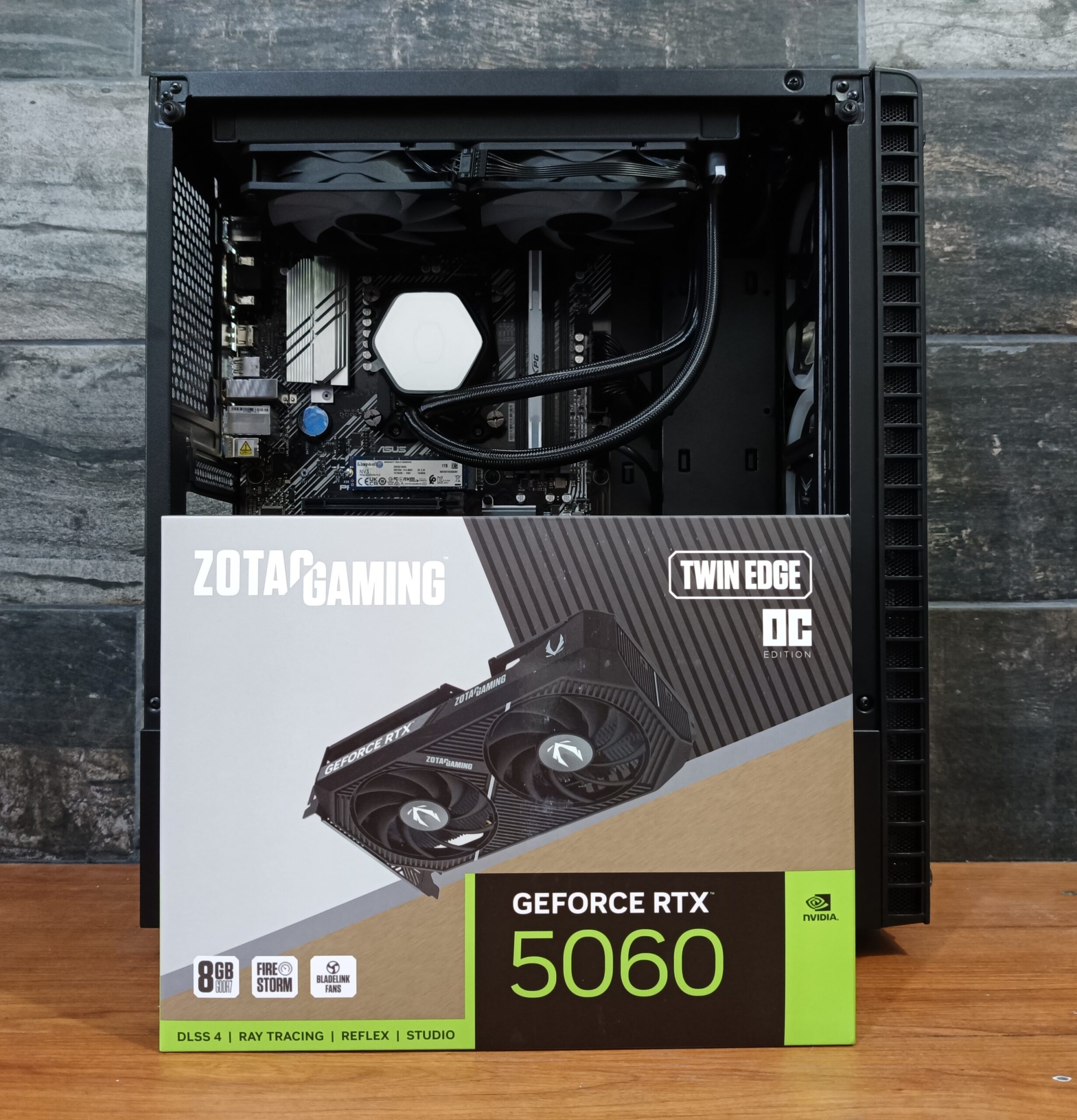 BLACK CRYSTAL PCMR - AMD RYZEN 7 5700X & RTX 5060 8GB - Imagen 15