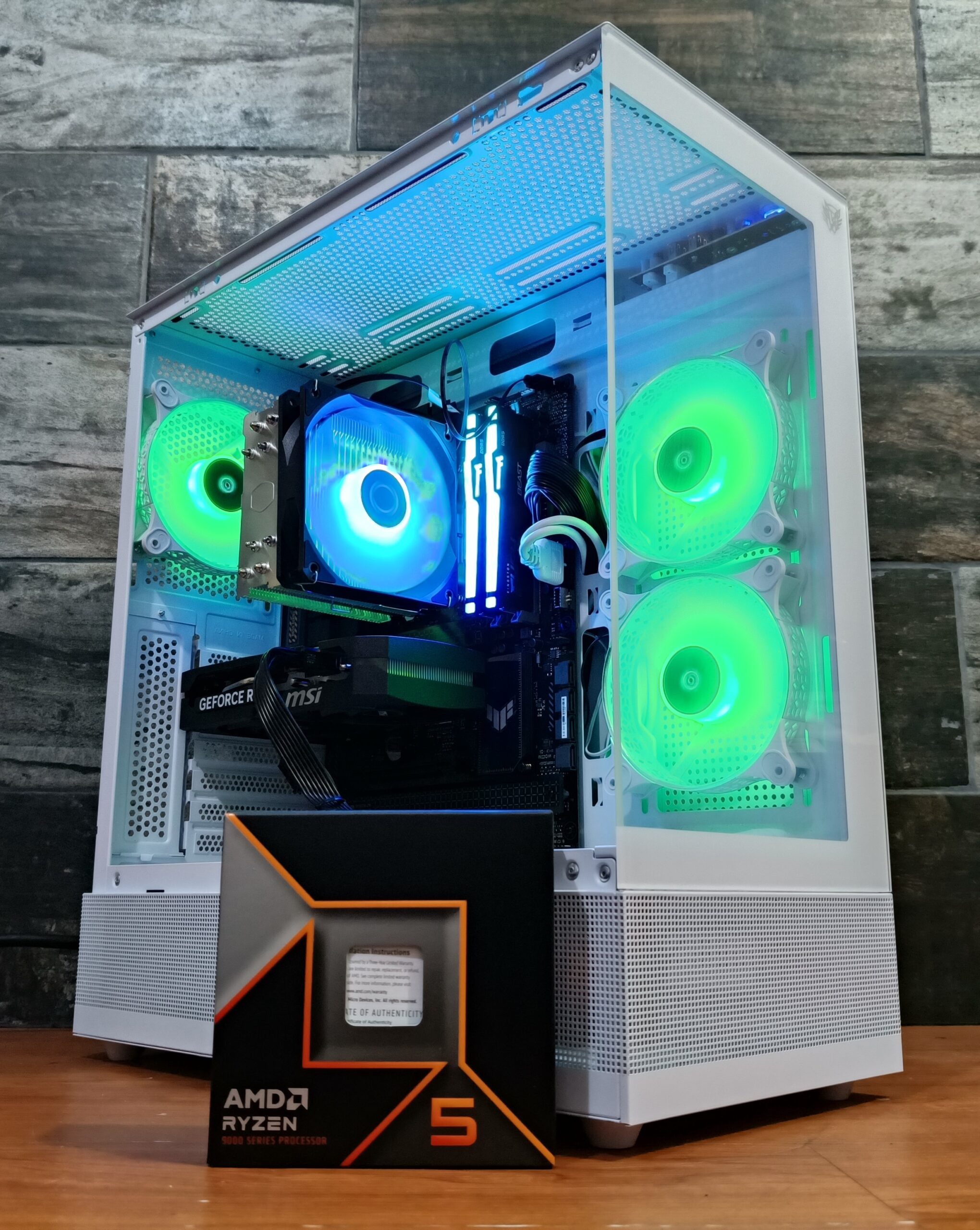 SNOW BARBARIAN PCMR - AMD RYZEN 5 9600X & RTX 5060 8GB - Imagen 3