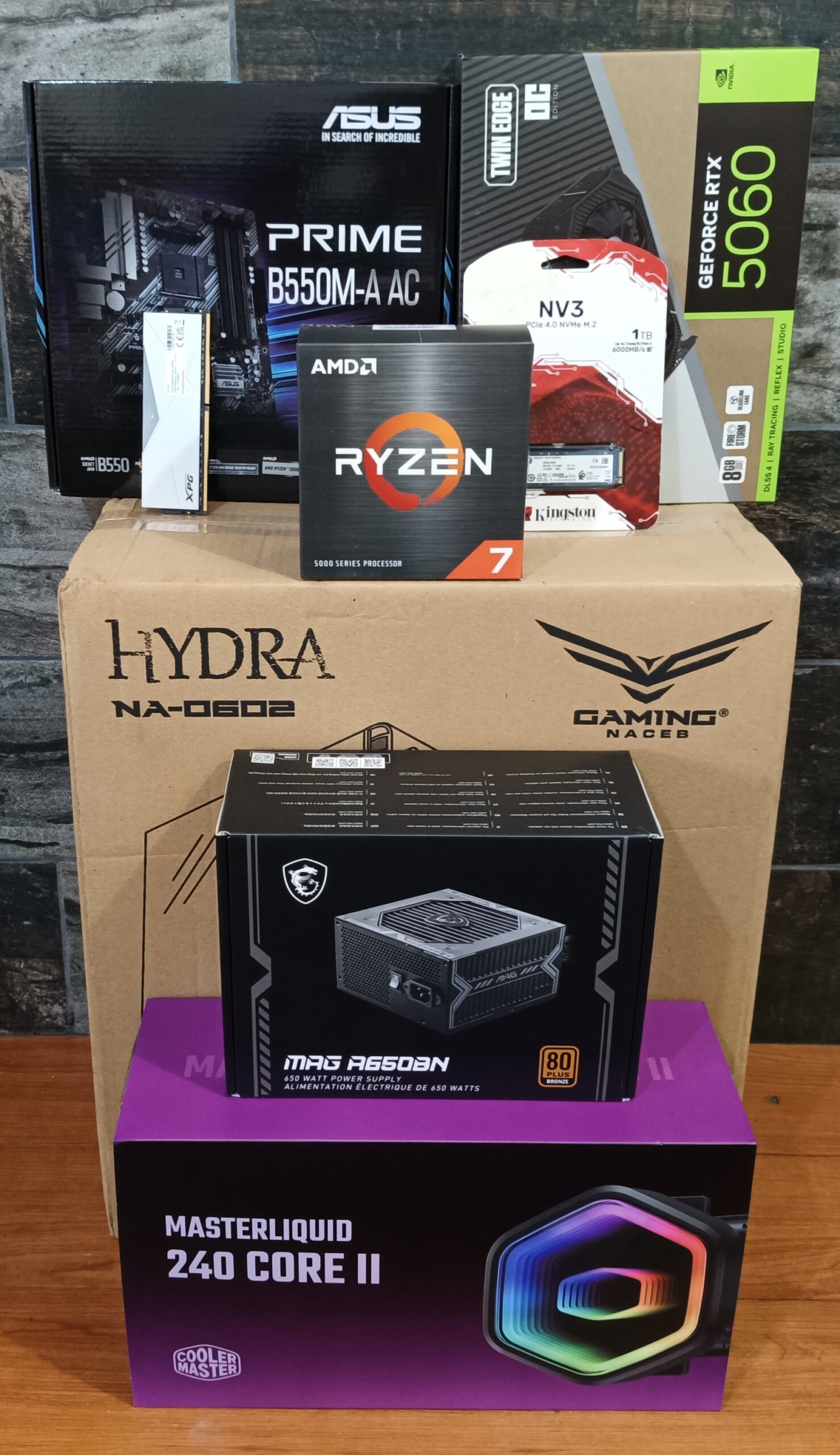BLACK CRYSTAL PCMR - AMD RYZEN 7 5700X & RTX 5060 8GB - Imagen 9
